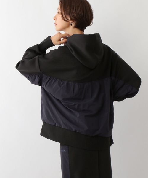 「LEPSIM」 プルオーバーパーカー FREE チャコールグレー レディース_画像9