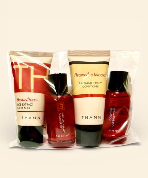 THANN（タン） コスメセット コフレ 巾着付き ヘア＆ボディケア