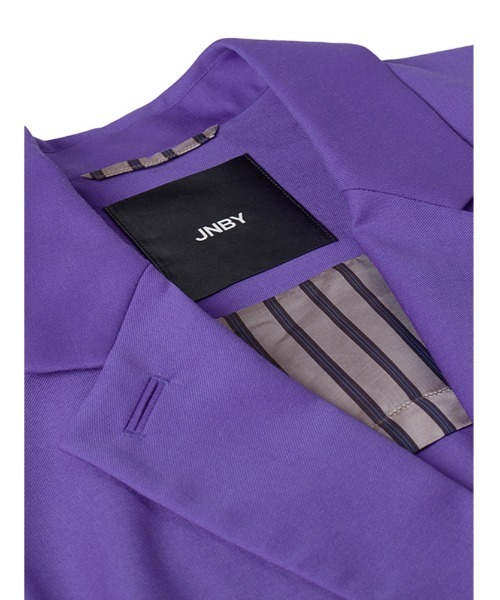 「JNBY」 テーラードジャケット 40 パープル レディース_画像5