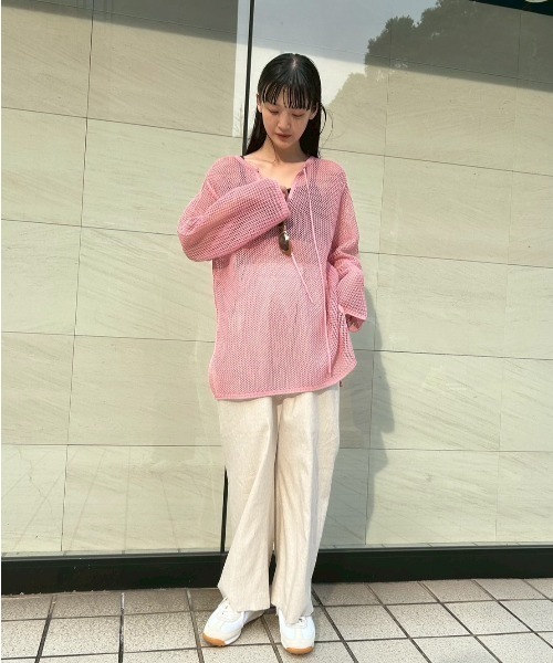 「emmi」 パンツ 1 ライトベージュ レディースの画像
