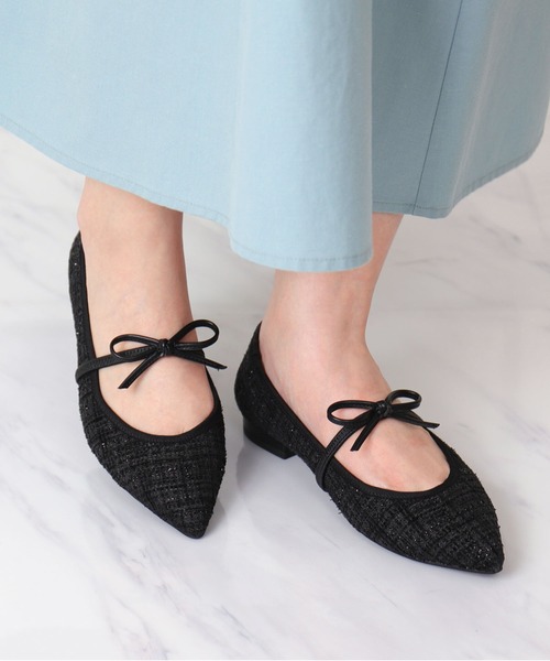 「artemis by DIANA」 フラットパンプス 22.0cm ブラック レディース_画像8