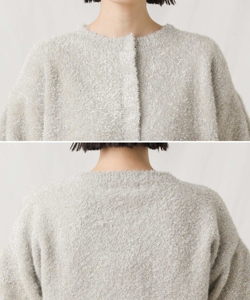 「Acuta」 ニットカーディガン FREE ベージュ レディース_画像3