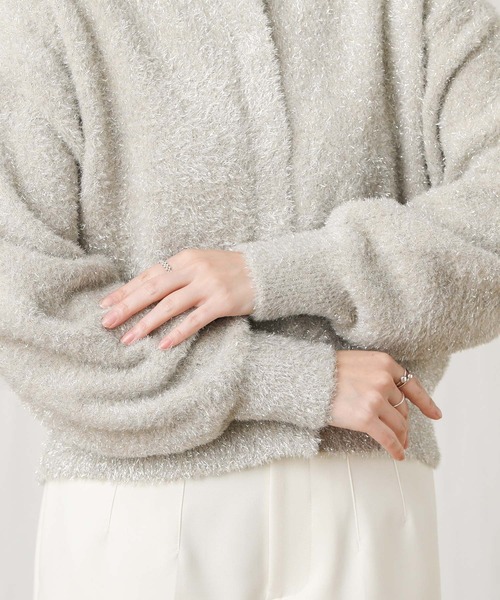 「Acuta」 ニットカーディガン FREE ベージュ レディース_画像5