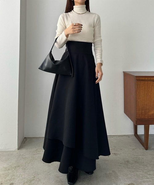 「callautia」 フレアスカート MEDIUM ブラウン系その他2 レディース_画像3