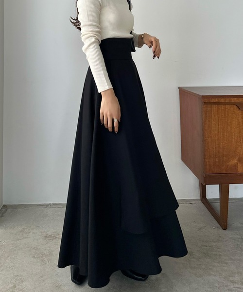 「callautia」 フレアスカート MEDIUM ブラウン系その他2 レディース_画像4