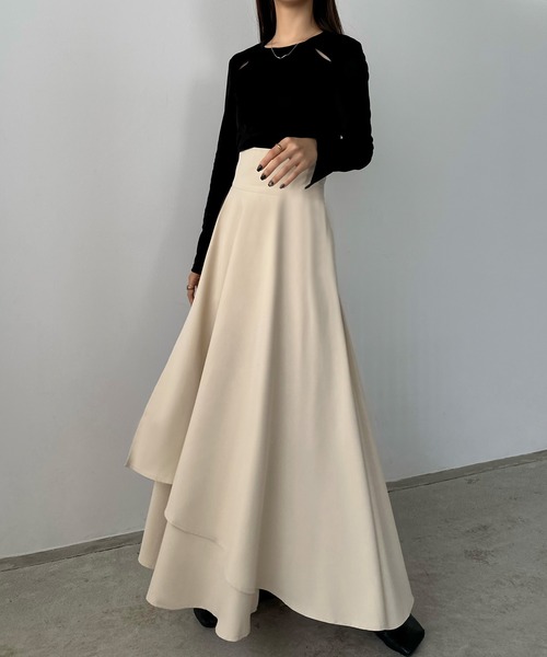 「callautia」 フレアスカート MEDIUM ブラウン系その他2 レディース_画像6