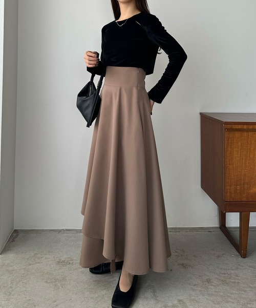 「callautia」 フレアスカート MEDIUM ブラウン系その他2 レディース_画像9