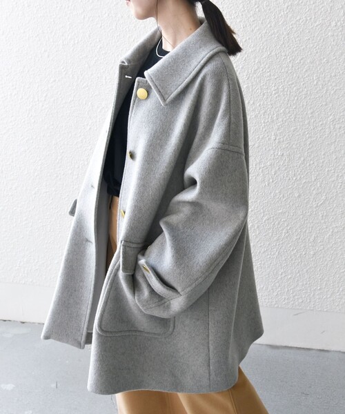 SHIPS any 「SHIPS any」 ステンカラーコート ONE SIZE ネイビー