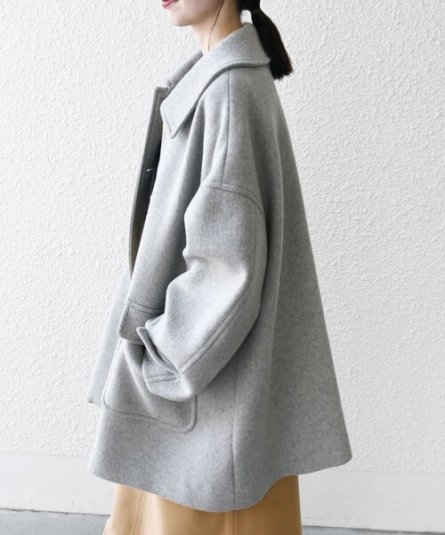 SHIPS any 「SHIPS any」 ステンカラーコート ONE SIZE ネイビー