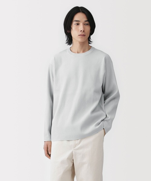 無印良品（MUJI） セーター ニット 紳士 乾きやすい洗えるリブ編み長袖