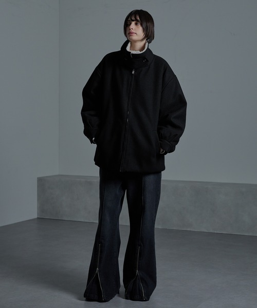 「cussil」 ブルゾン L ブラック メンズ_画像9