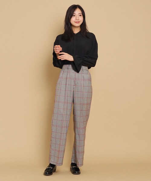 「Dessin」 長袖ブラウス 03 ブラウン系その他 レディース_画像2