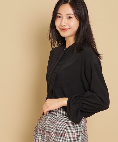 「Dessin」 長袖ブラウス 03 ブラウン系その他 レディース_画像3