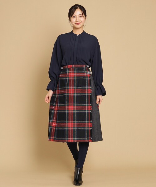 「Dessin」 長袖ブラウス 03 ブラウン系その他 レディース_画像8