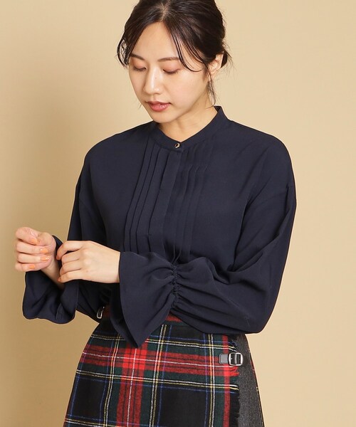 「Dessin」 長袖ブラウス 03 ブラウン系その他 レディース_画像9