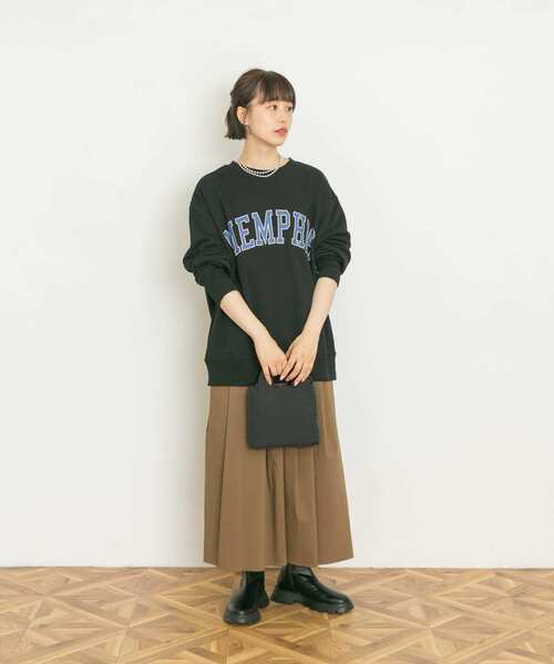 「UR Lab.」 スウェットカットソー FREE ブラック レディース_画像6