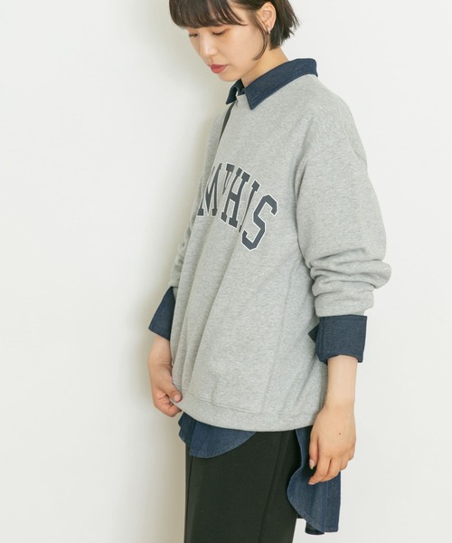 「UR Lab.」 スウェットカットソー FREE ブラック レディース_画像8