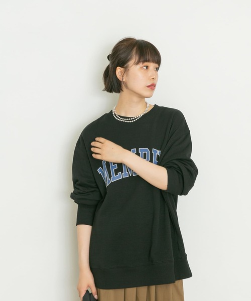 「UR Lab.」 スウェットカットソー FREE ブラック レディース_画像9