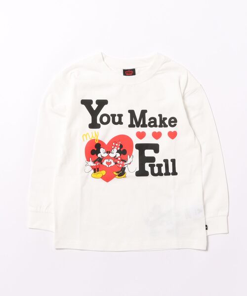 Disney（ディズニー） tシャツ WEB限定 ハートキャラクターロンT 1246K 