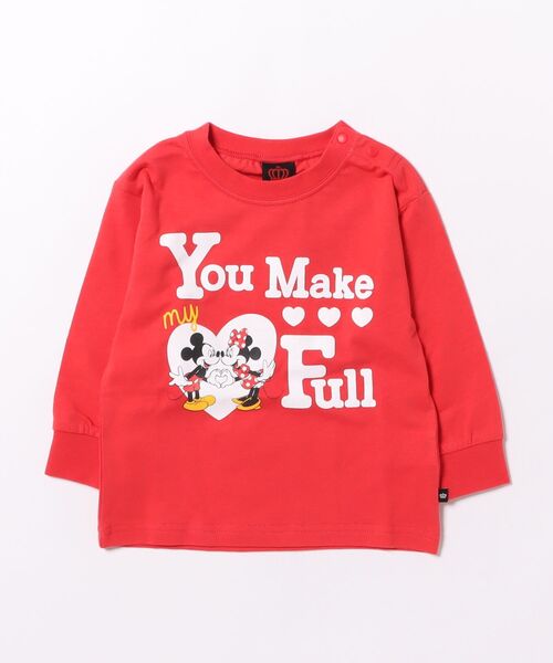Disney（ディズニー） tシャツ WEB限定 ハートキャラクターロンT 1246K 