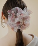ヘアクリップ 「LA MUE」シアー 花柄 フ...の詳細画像5