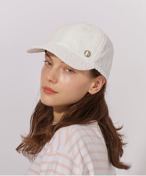 キャップ 帽子 Chapeau d' O  Clean Lace Cap / シャポードオー レディースの画像