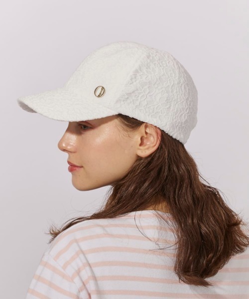 キャップ 帽子 Chapeau d' O  Clean Lace Cap / シャポードオー レディースの画像