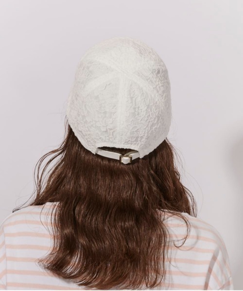 キャップ 帽子 Chapeau d' O  Clean Lace Cap / シャポードオー レディースの画像