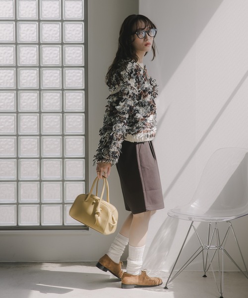 「210nouve」 長袖ニット FREE アイボリー レディース_画像7