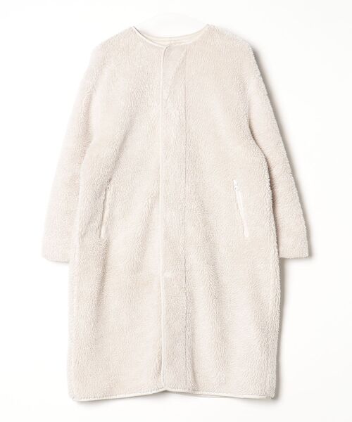 UNITED ARROWS（ユナイテッドアローズ） ノーカラーコート 38 ホワイト