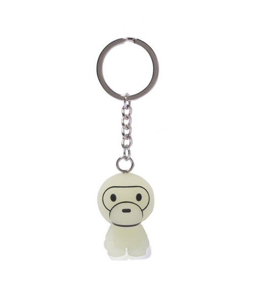 A BATHING APE（アベイシングエイプ） キーホルダー GLOW IN THE DARK