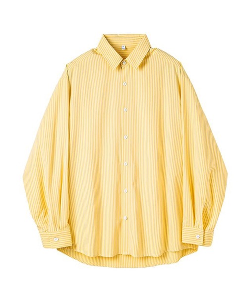 「CORPUS TOKYO」 長袖シャツ 1 イエロー メンズ_画像8