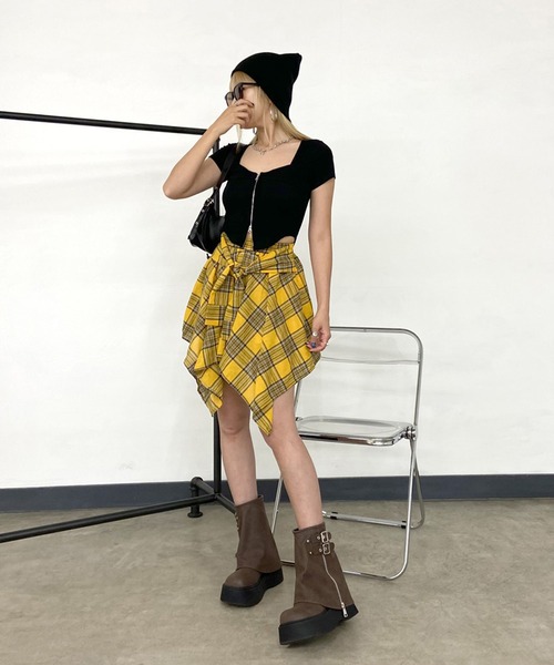 「non-hedge」 キュロット FREE ブラック レディース_画像2