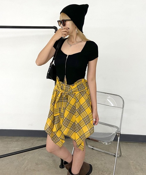 「non-hedge」 キュロット FREE ブラック レディース_画像3