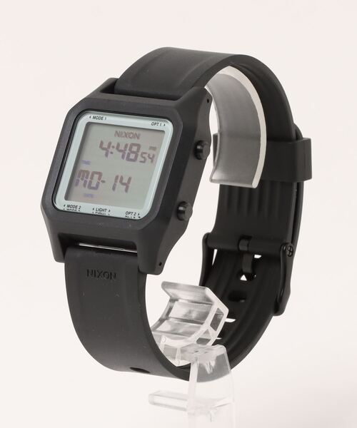 「NIXON」 デジタル腕時計 FREE ブラック×ゴールド メンズ_画像8