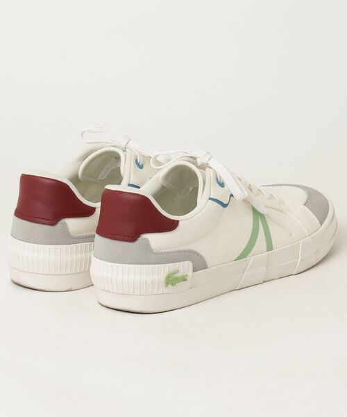 「LACOSTE」 ローカットスニーカー 45 ホワイト メンズ_画像2