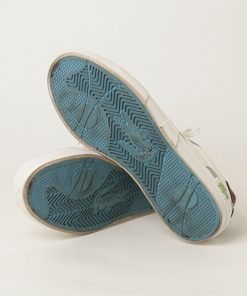 「LACOSTE」 ローカットスニーカー 45 ホワイト メンズ_画像3