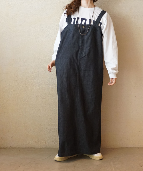 「JOURNAL STANDARD LUXE」 サロペットスカート FREE ネイビー レディース