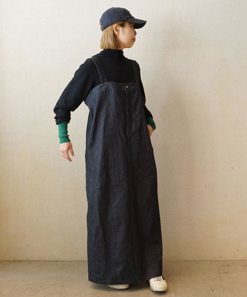 「JOURNAL STANDARD LUXE」 サロペットスカート FREE ネイビー レディース_4