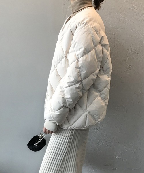 「meJane」 ノーカラージャケット FREE ブラウン レディース_画像5