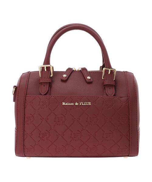 「Maison de FLEUR」 2WAYバッグ FREE ワインレッド レディース