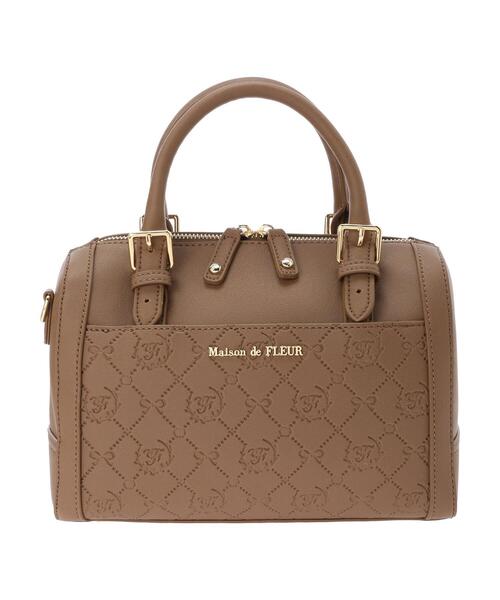 「Maison de FLEUR」 2WAYバッグ FREE ワインレッド レディースの画像