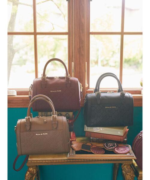 「Maison de FLEUR」 2WAYバッグ FREE ワインレッド レディースの画像