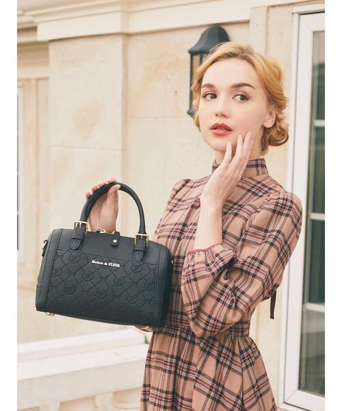 「Maison de FLEUR」 2WAYバッグ FREE ワインレッド レディースの画像