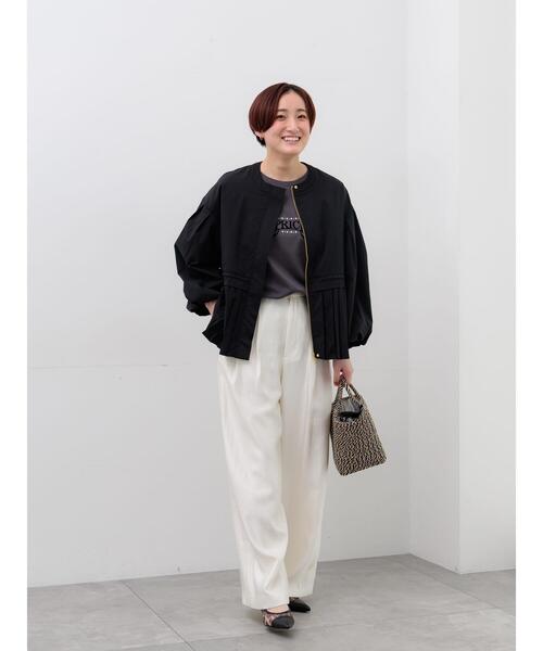 Te chichi（テチチ） パンツ シャイニーワイドパンツ(セットアップ可