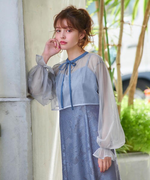 「GIRL」 コンビワンピース M マスタード レディースの画像