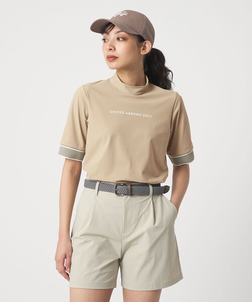 【UNITED ARROWS GOLF】レディース　スタンドネック半袖シャツ UNITED ARROWS GOLF（ユナイテッドアローズゴルフ） tシャツ 半袖