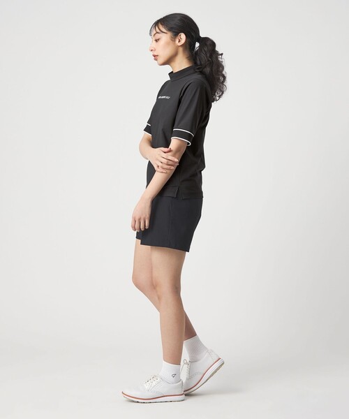 【UNITED ARROWS GOLF】レディース　スタンドネック半袖シャツ UNITED ARROWS GOLF（ユナイテッドアローズゴルフ） tシャツ 半袖