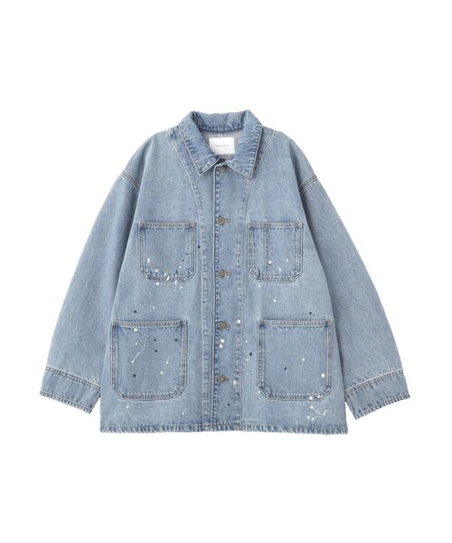 希少 サイズ3 BEDWIN デニムカバーオール ショップコート ペンキ AMERICAN HOLIC（アメリカンホリック） デニムジャケット gジャン