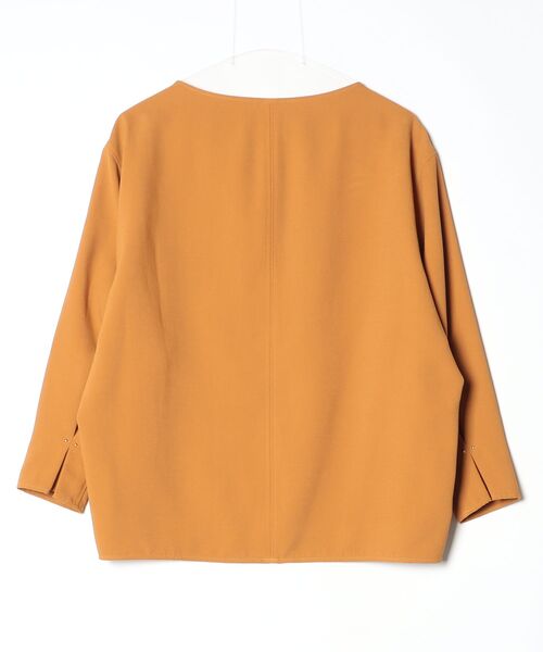 「IENA LA BOUCLE」 長袖ブラウス - オレンジ レディース_画像2
